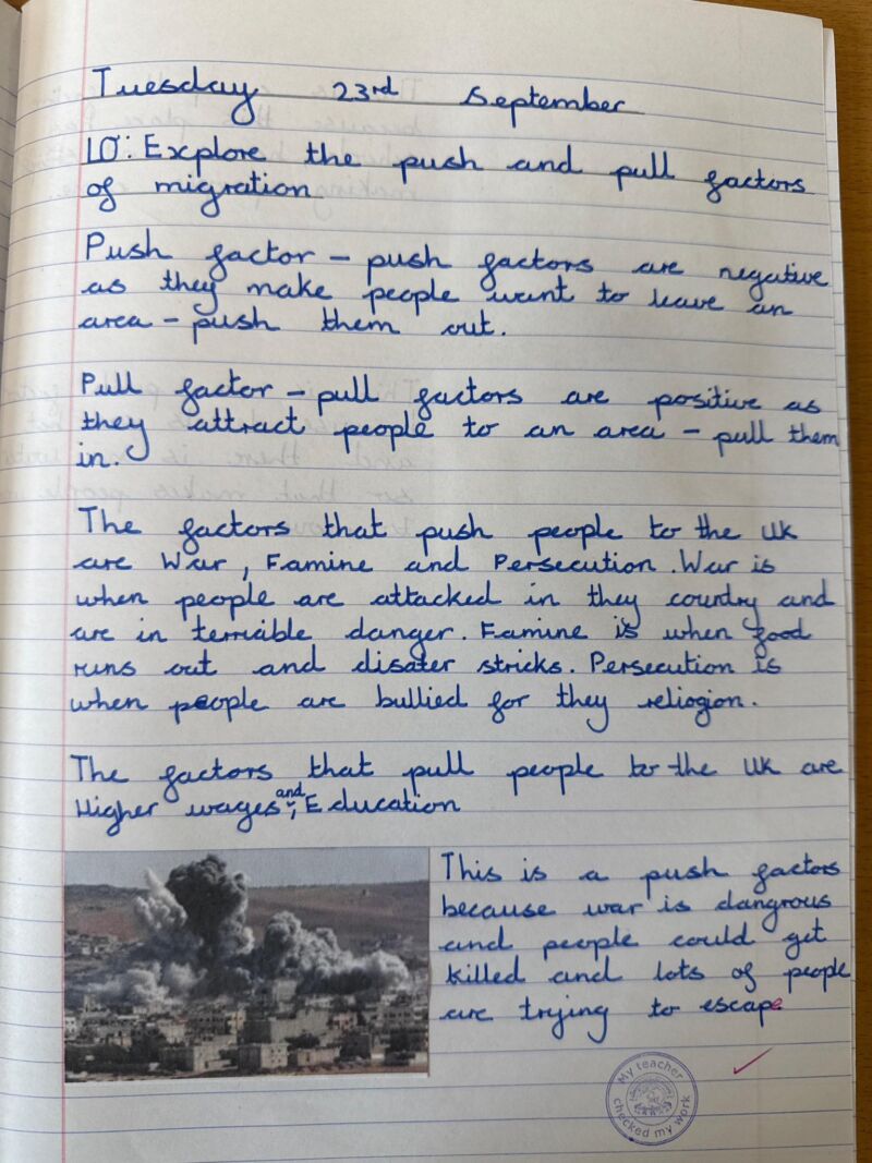 Image for the Tweet beginning: Year 6 have been discussing